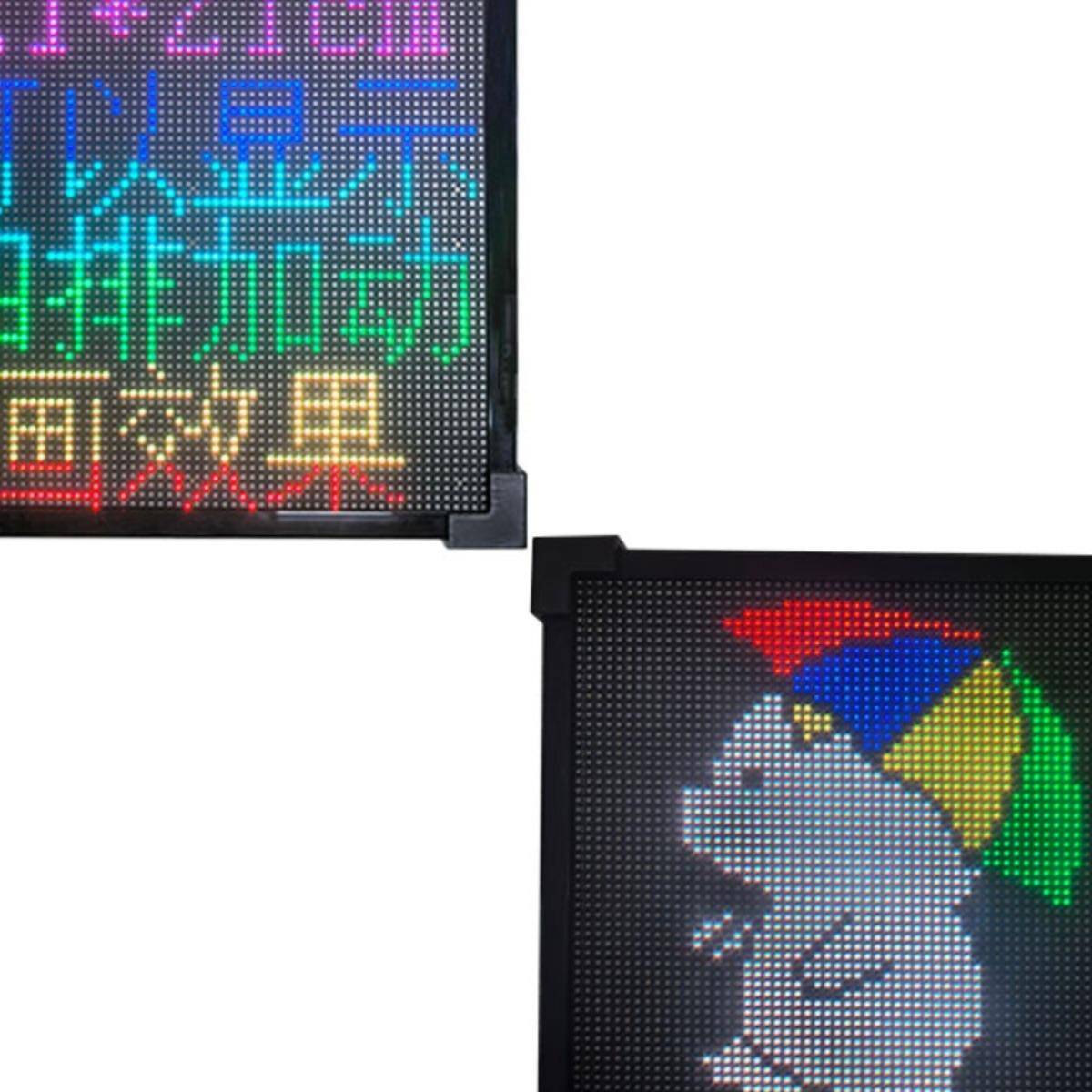 门头led全彩滚动门头便捷窗口车载屏手举显示屏操作字体地摊