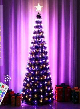 G新品爆款圣树观树树灯点QPC控RB七彩同步诞LE景D皮线灯串