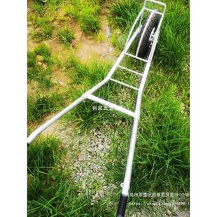 独轮手推加573车新款 轻农型手推车鸡用公车厚农用小推车手刹搬运