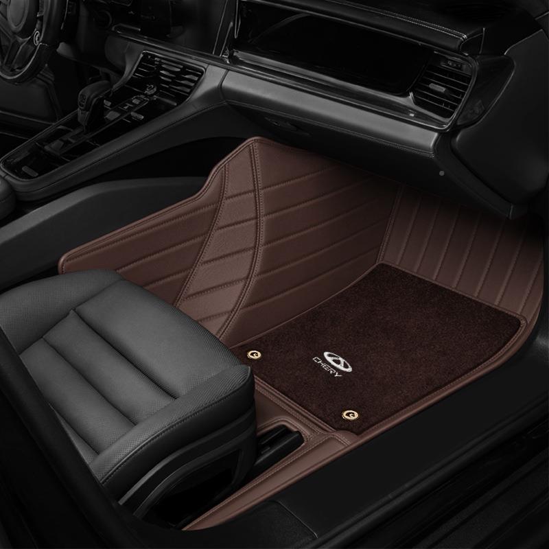 瑞无界Pr脚垫全包围双层地o毯式专353汽车脚垫车内装饰2奇0用25款