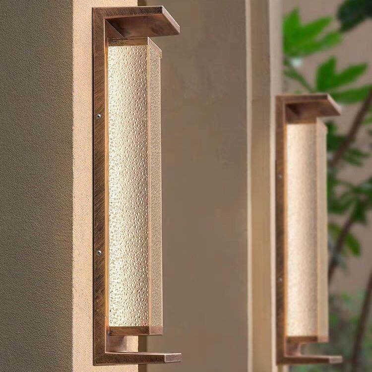 户外太阳能壁灯新中式法式复古墙灯挂灯室外阳台灯别墅庭院灯