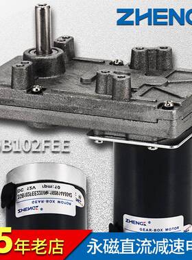 ZGB1E02FE正电机偏心微型高速马达涡轮蜗杆2直流减速电机12科V855