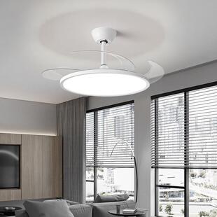 全光谱护眼隐形超薄风扇灯静音新款餐厅吊扇灯卧室家用一体电扇灯