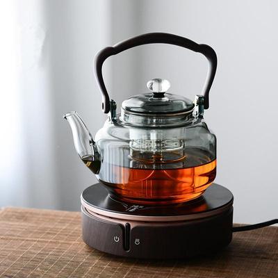 可茶电陶炉加热玻璃泡茶壶煮茶壶烟灰用色UDB玻璃壶家大容量养生