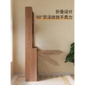 新款 木实折叠型书桌书架用一体卧室家电SDN脑桌小户学习书柜转角
