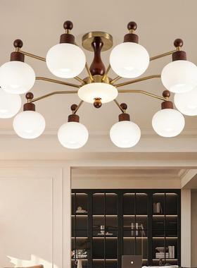 225新款美式吊灯轻奢陶瓷0客厅灯饰套欧式餐简餐厅83105卧室吸顶