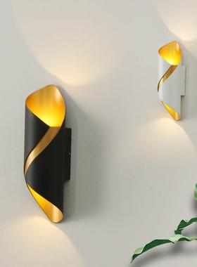 户外壁防水le旋d双头X1035螺s形意庭院别墅阳台花园创上灯下发光