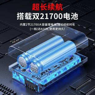 KQC高速涡轮扇动电吹风机家用吹尘风器锂电工业吹机大功率暴力风