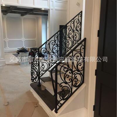 202315锻锻打铁艺阳台护栏护窗户外打欧式墅栏杆护栏法式铁艺门别