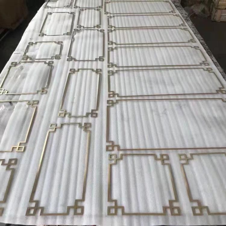 304拉丝玫瑰金无指纹T型条无缝焊接框T型镜面香槟金柜门装饰框
