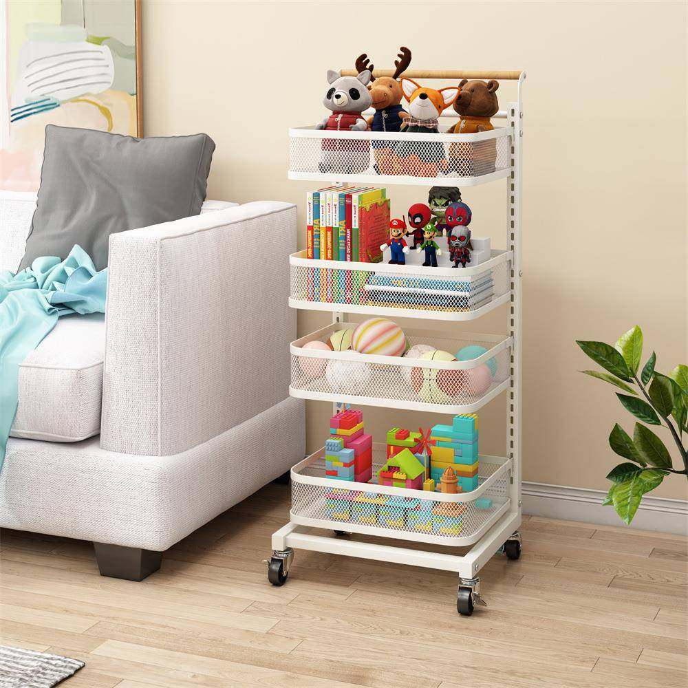小车置物移动品1688y101带轮卧推室架婴儿用收纳架三层四层家用厨,收纳整理,书桌收纳置物架,淘宝优惠券,粉丝福利购,淘宝优惠卷