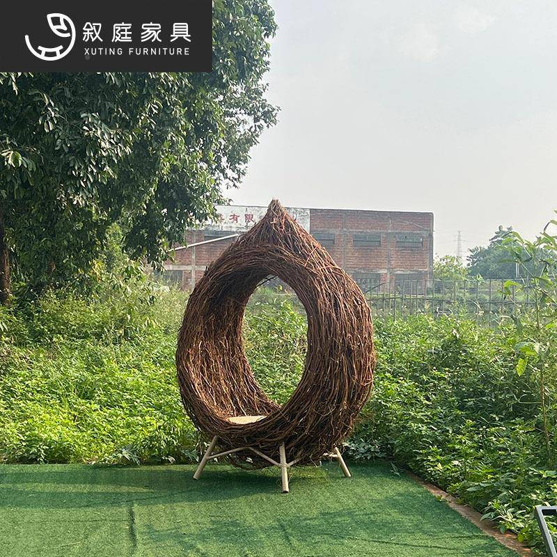 网红吊篮鸟巢网悬挂JOS千吊椅卡景区民宿商场网红红拍照秋打摇篮