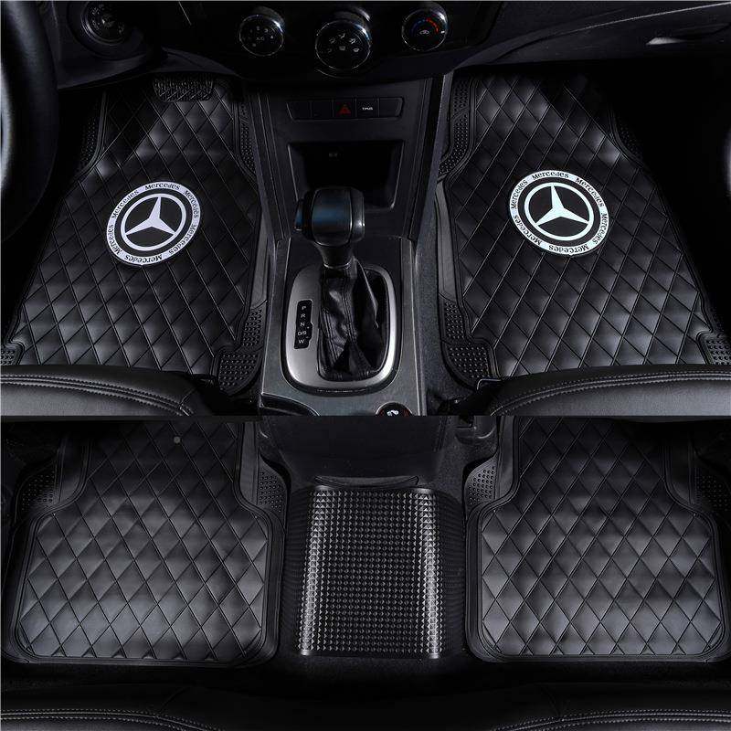 5皮纹车可裁剪乳胶通用汽标车脚垫分体防冻THR防水防滑清洗片易套