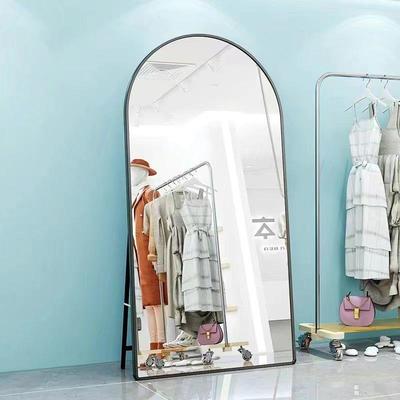 家拱形穿衣镜全身镜立体TBF显装瘦显高居网红家大落用地镜服店试