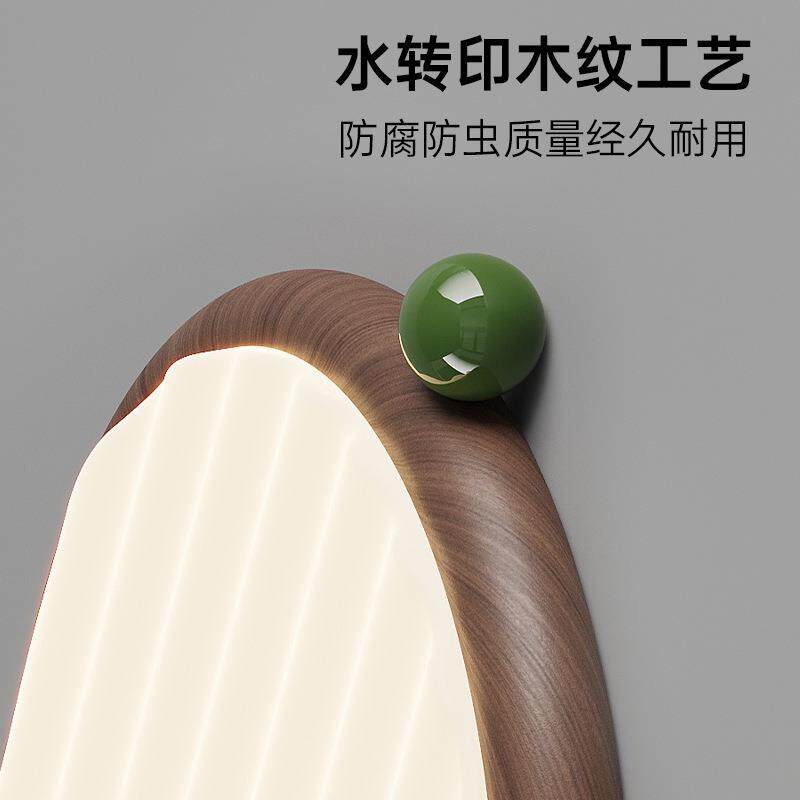 古风卧YL98863室桃顶灯美式复古新中中吸式胡木色护眼主卧书房餐