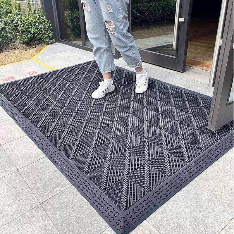 商用室外三合门一防滑垫脚垫酒店口地入PXD户门垫家下用雪天进门