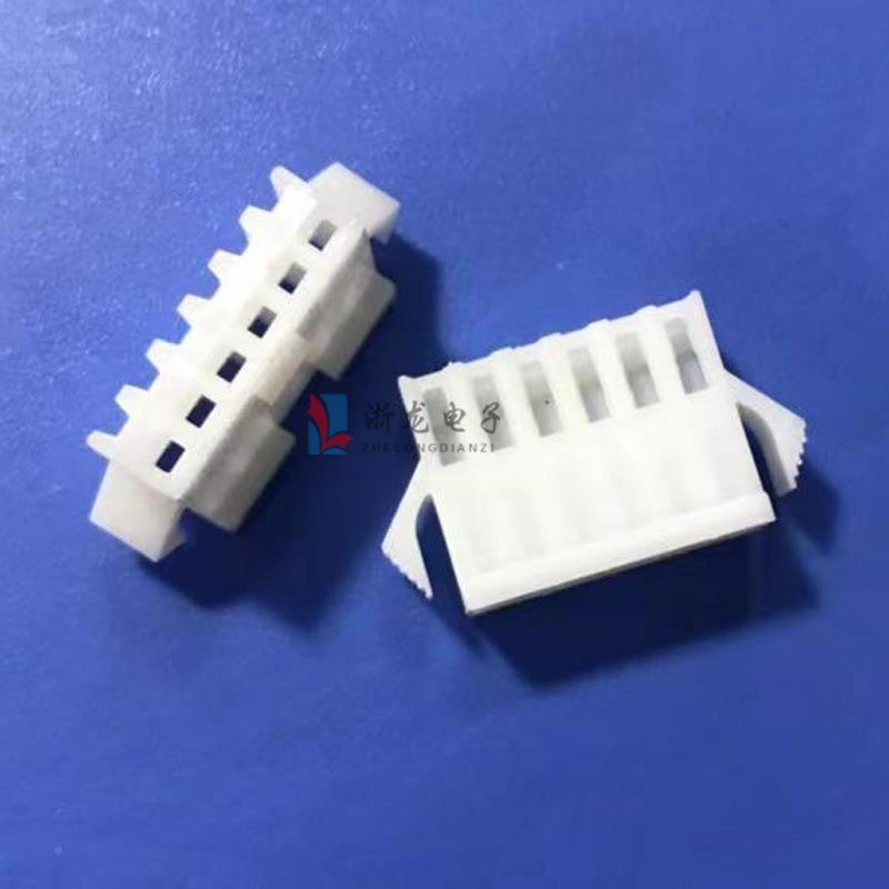 S接M-6P空中对接公胶2壳.5-6YLED色玩具条形VEV连接器插件白1000