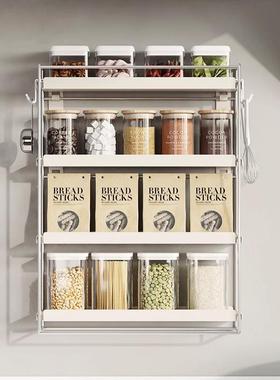 免打孔厨房调料置调物架转角墙壁式味罐瓶子BQN盐酱醋收挂纳油架