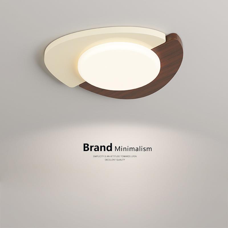 全光吸谱护眼奶油风卧室顶灯美德风中古房灯创意主间NSV卧灯书拉