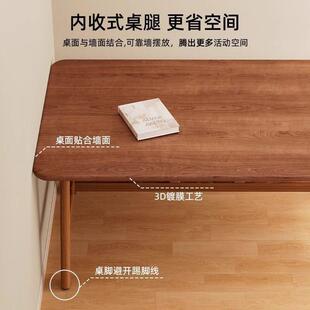 电脑桌台式卧室用出书桌办家公工桌子现代简QOV约作台长方形租屋