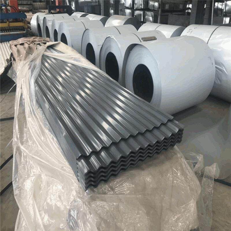 1.BJG5彩钢瓦屋面ral70彩4角驰820彩涂瓦750型彩灰色钢瓦压2型钢