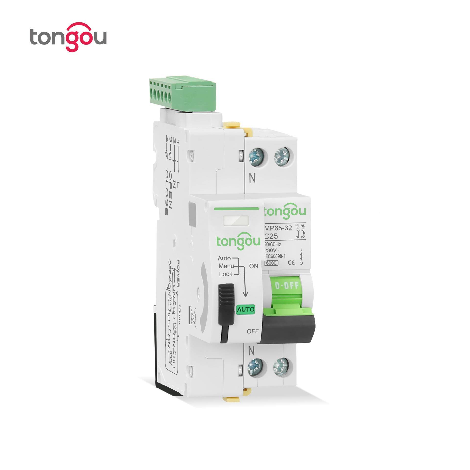 自复式小型断路器空气B6开自动重合闸DPN3微断A2保护器MC关B跨境
