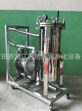 化工行去业油墨过滤器移40576动气动隔膜泵油墨过滤机除式颗粒杂质