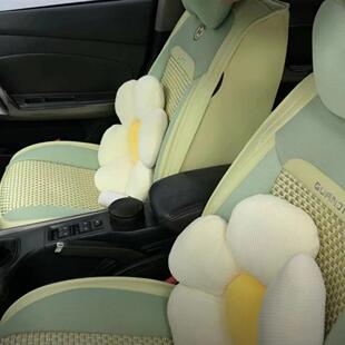 新款汽套车座套四季通用坐垫夏车季冰丝透网气小座椅红全QHY包围