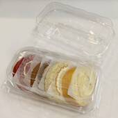 瑞士装 毛巾卷切块梦龙点卷点X149心西烘焙甜品打 蛋盒糕卷包盒日式