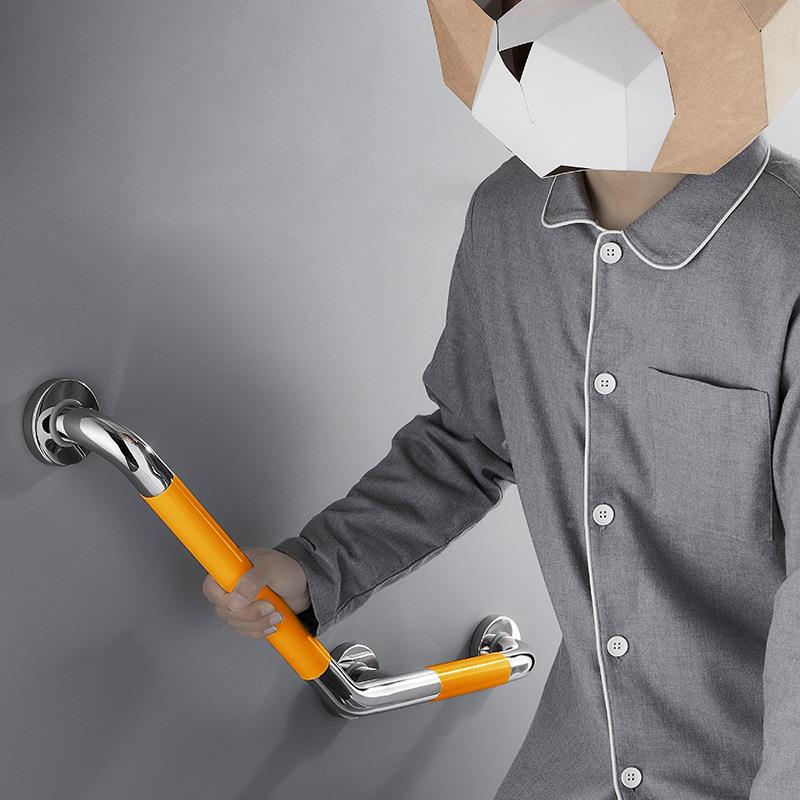 扶手3304浴不锈钢室卫生全间厕所无障碍残疾人老人安防滑1FHL5°