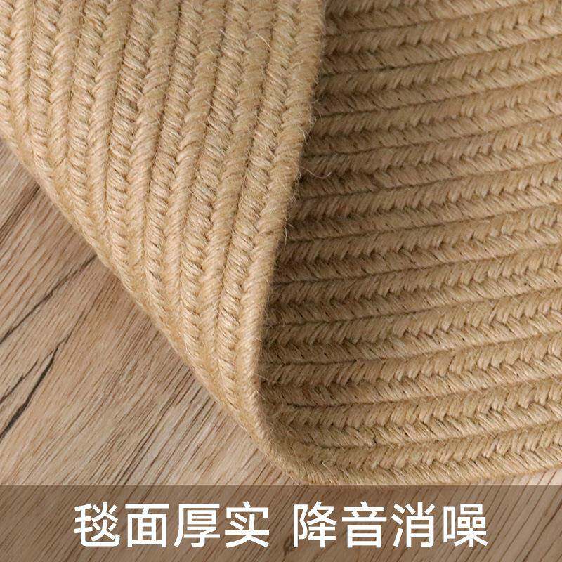 天50然麻机织地垫家用玄黄关入户门打简耐约高奢脏免洗易理防滑地