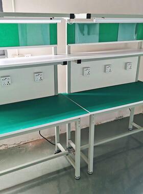 双层防静维电工作台三层灯车间流工水线带作检验台修UEQ实验台操