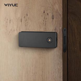 3515极简用室内门锁卧执儿童磁吸静音生态锁室简约无把手通型手锁