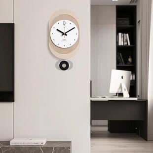woz挂o准om屋2026挂钟墙简面装饰品时钟约钟表壁式石英钟家94490
