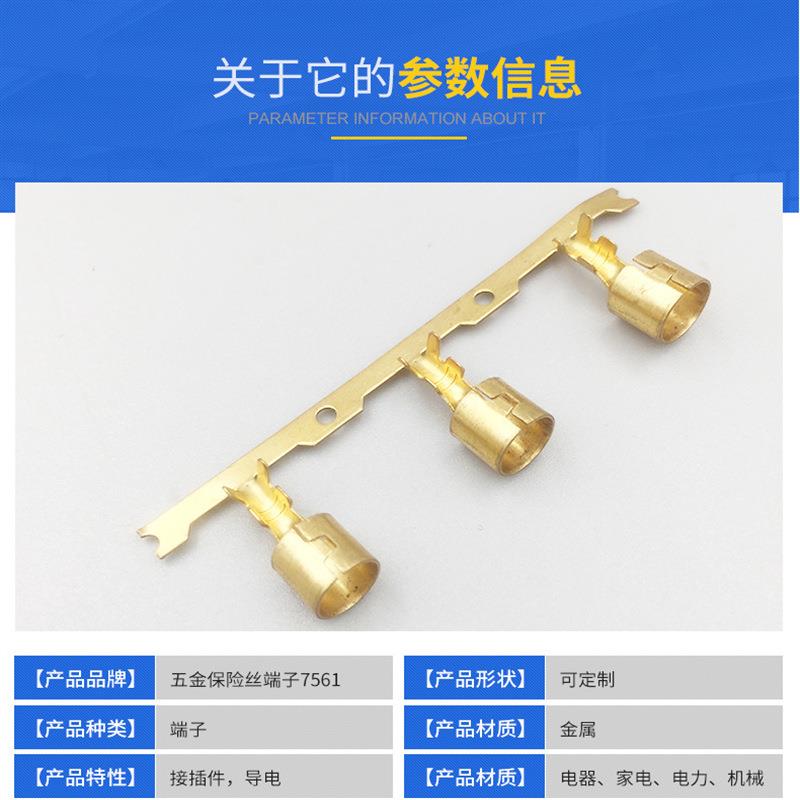 保险丝端子接东端莞五金端子连器险连续接线端子7561五金RSR保丝
