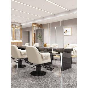 红理网发店镜台柜NAC子一体发廊美发店染不钢锈剪发烫桌镜子