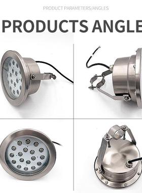 水JEB底灯灯灯led景防水鱼池灯户外水池观18*1W喷泉假山七彩水下