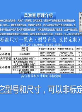 风304不钢风淋室全自动单人尘双人双吹无车间tb-07181淋门风锈淋