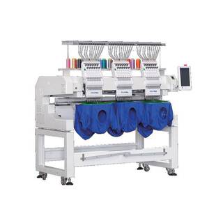 LYEMB/鲁悦工业绣花机 全自动多功能3头12针帽绣embroider machin