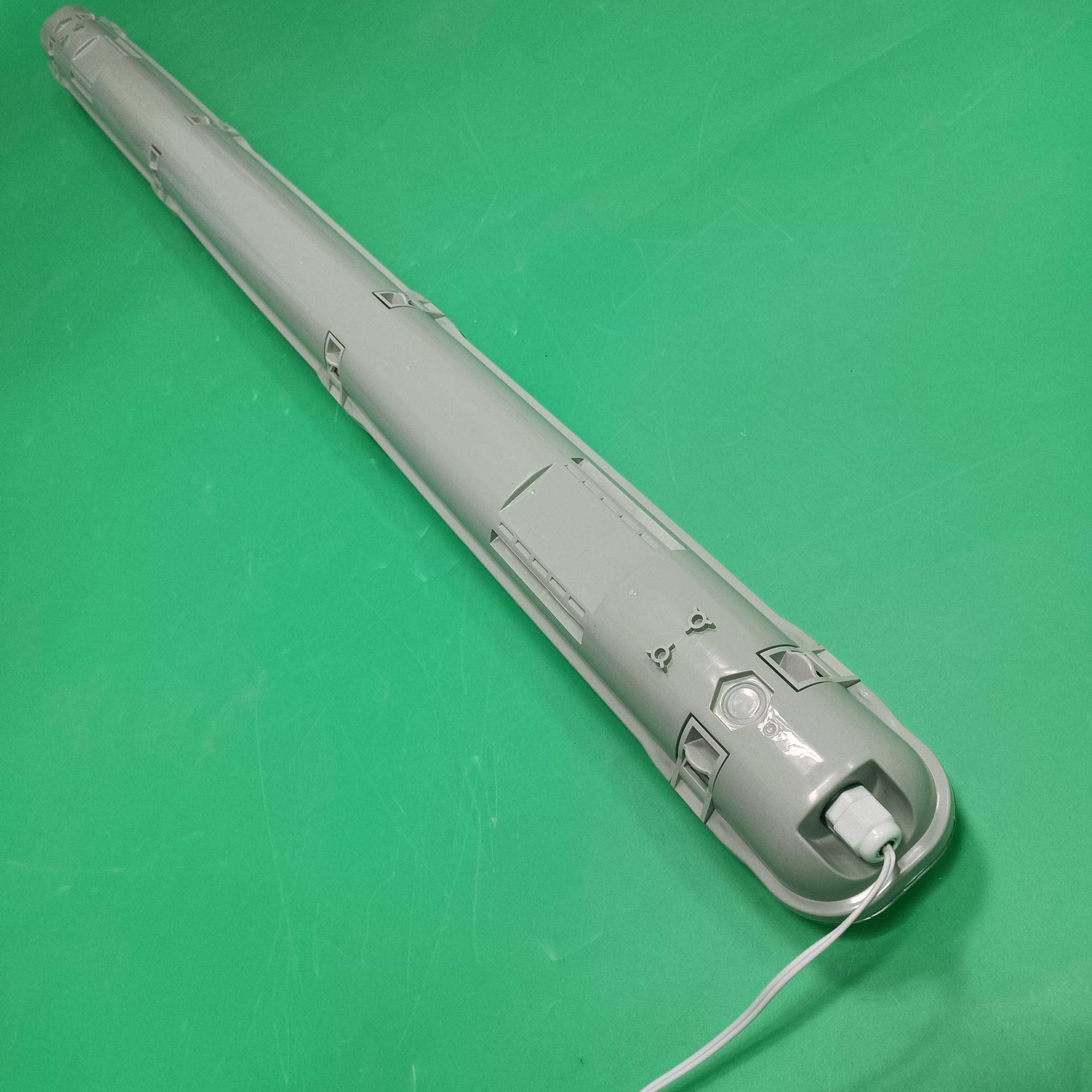 潮40W透明罩PC三防灯PDU具1.米防防应急水三防灯全塑L2ED三防灯外