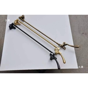 老洋房钢窗配件 钢窗把手 仿古窗联动执手 老式铁窗把手推窗拉手