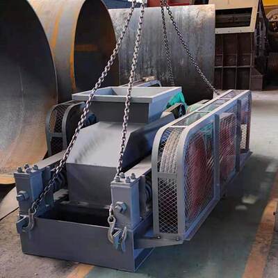 2PG4破0*22PG400*2500对辊破碎机小型对辊机双滚石型英砂石灰石碎