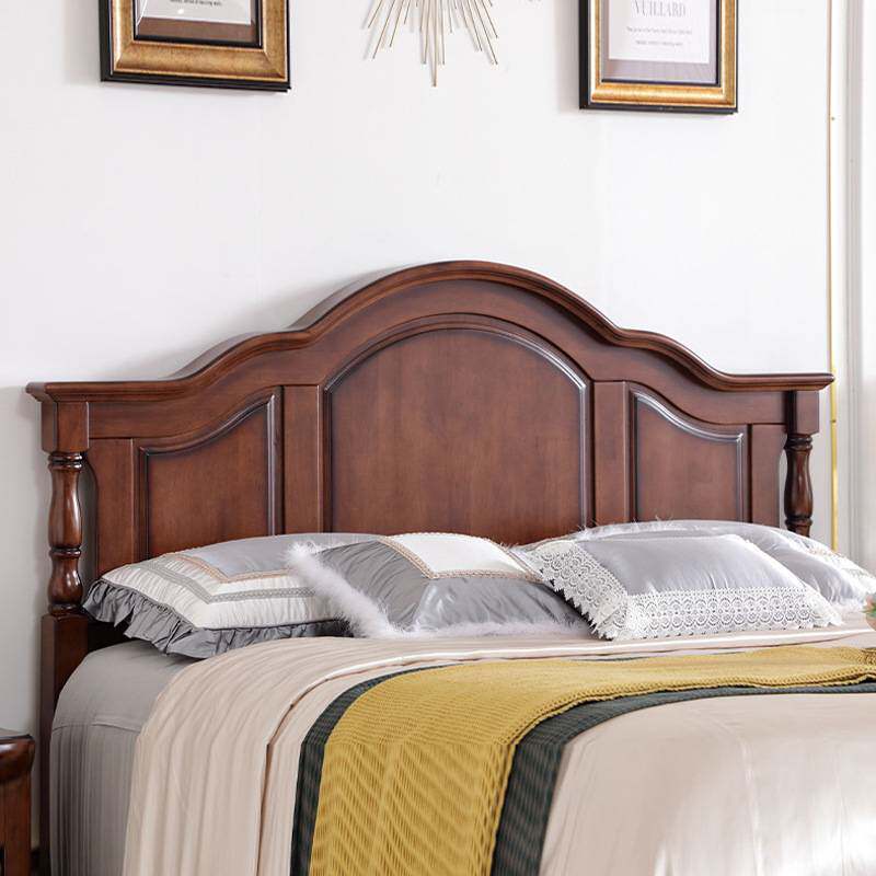 美式乡村全实木床现代简约1.8双人公主婚床主卧2.0米气压高箱储物