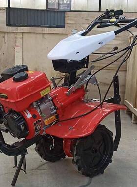 手出口齿传直动两驱连小型微耕机扶式旋耕机轮农田耕整大棚17017