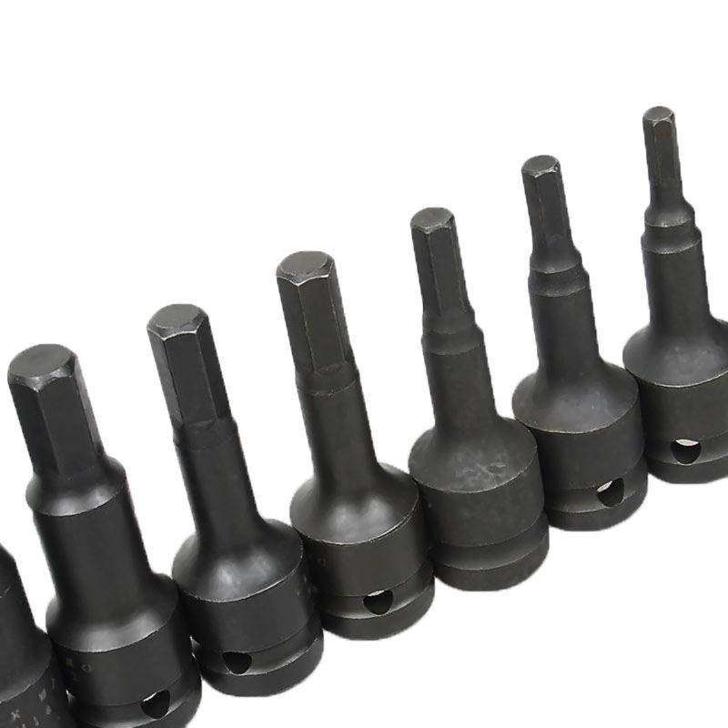 内六角批头电动电扳手连体内六角套装10件套铬钼合金钢其它