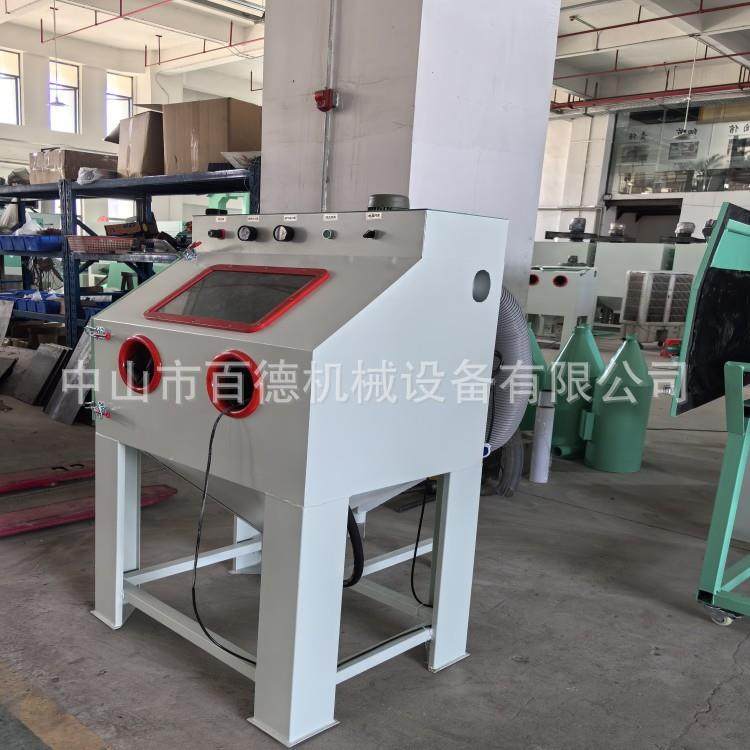 小型干式不锈钢高金压手动喷砂抛五9080手动模具除锈翻新光用机厂