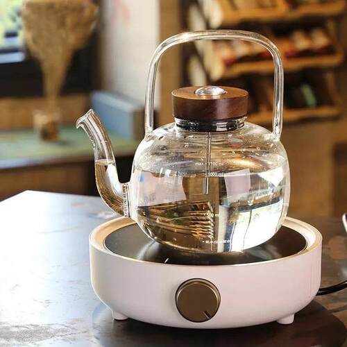 宜龙EILONG感温加厚玻璃泡茶玻璃壶提梁壶电陶炉煮茶炉小钢炮