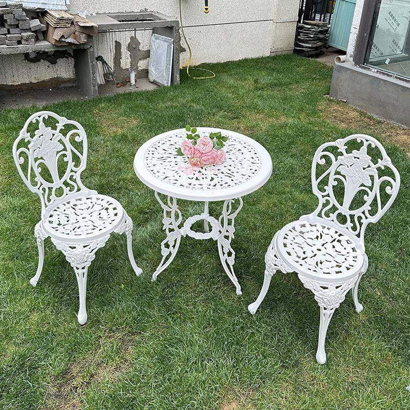 阳台小茶桌椅组合铸铝桌椅三件套茶几椅子室外花园休闲铁艺桌椅,节庆用品/礼品,新娘配件,淘宝优惠券,粉丝福利购,淘宝优惠卷