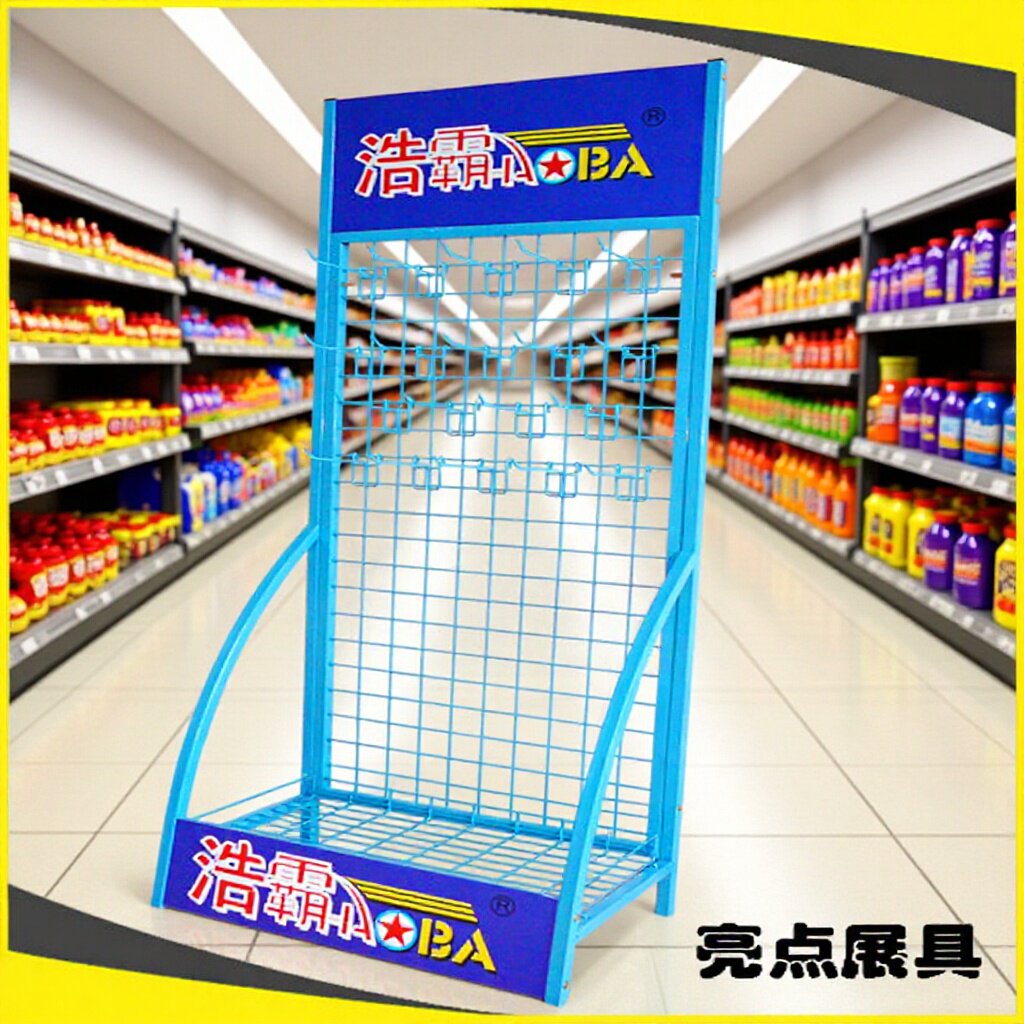 加工电池展示架落地货架金属展架ry87电池电子产品桌面展架挂架厂