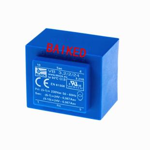 VB3.2 24Block3.2VAPCB变压器24V交流电压额定电压230V